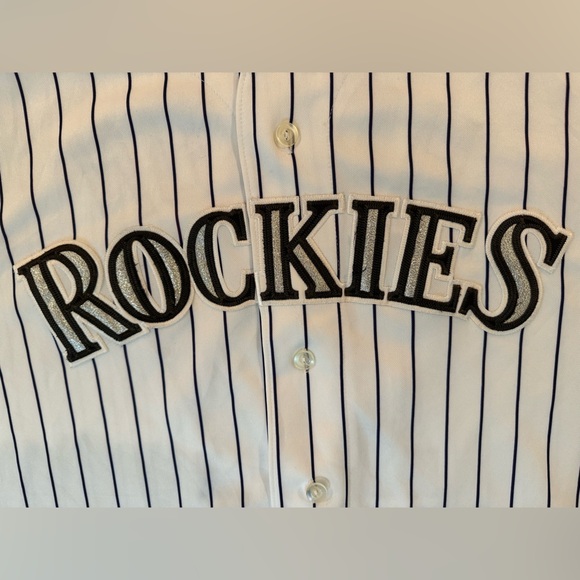 Majestic Men Colorado Rockies Todd Helton Baseball Jersey Sz XL - Picture 3 of 7